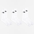 The North Face Multi Sport Cushion Crew Sock 3 Pack, TNF White, Detail Shot 1