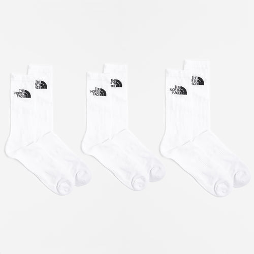 The North Face Multi Sport Cushion Crew Sock 3 Pack, TNF White, Detail Shot 1