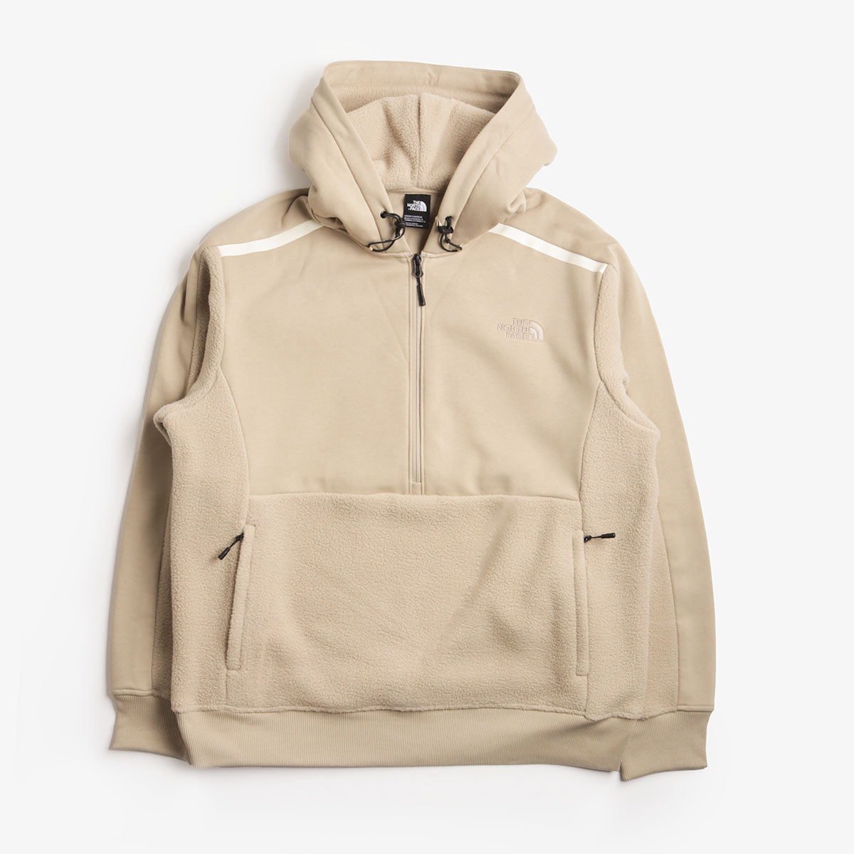 The North Face NSE Gorpcore Hoodie, Flax, Detail Shot 1