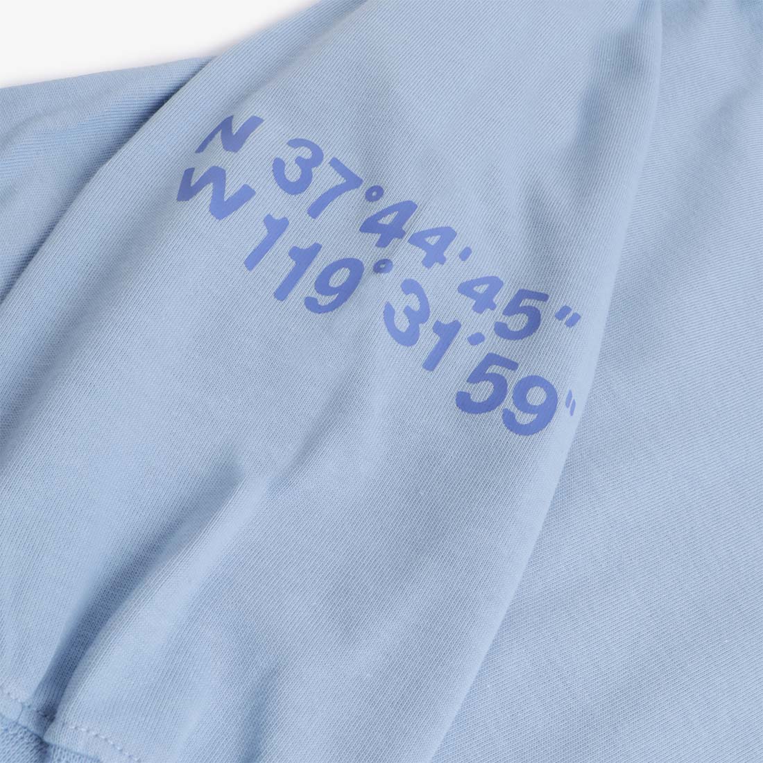 The North Face NSE Graphic Long Sleeve T-Shirt, Steel Blue, Detail Shot 4