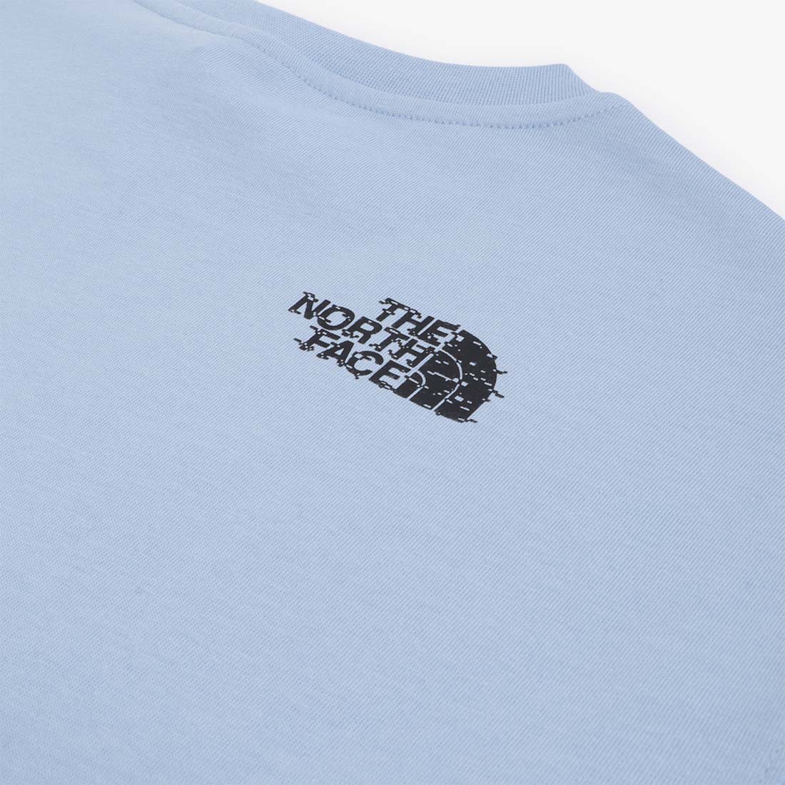 The North Face NSE Graphic Long Sleeve T-Shirt, Steel Blue, Detail Shot 6