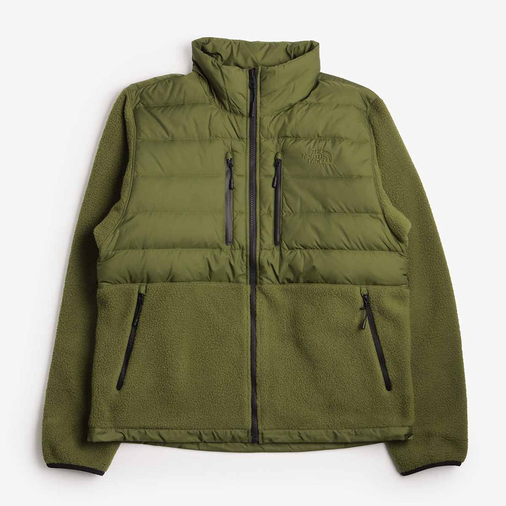The North Face RMST Denali Tek Hybrid Jacket, Woodland Green, Detail Shot 1