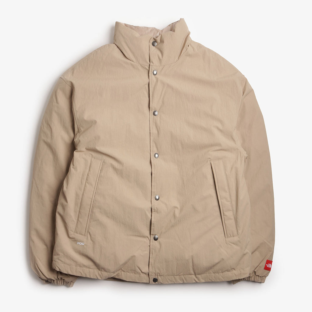 The North Face RedBox Down Jacket, Mushroom Grey, Detail Shot 1