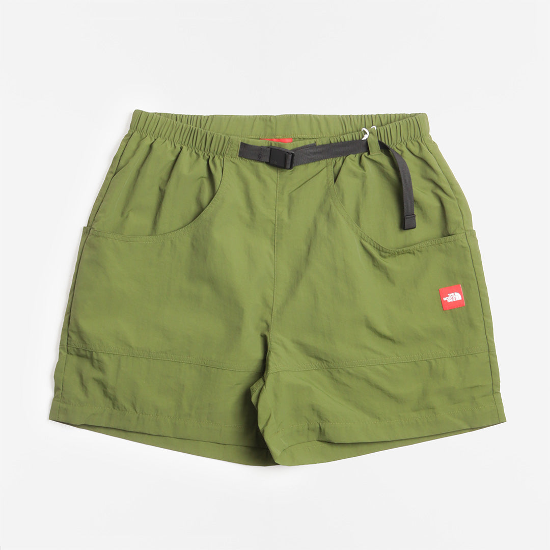 The North Face RedBox Nylon Belted Shorts, Woodland Green, Detail Shot 1