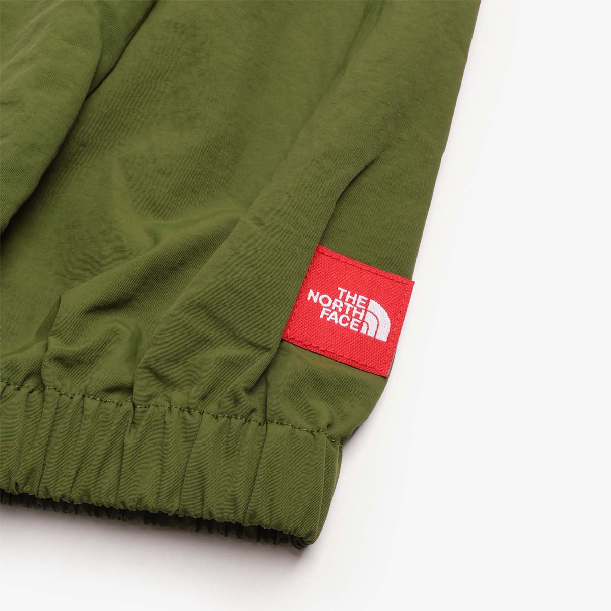 main The North Face RedBox Nylon Long Sleeve Shirt, Woodland Green, Detail Shot 4