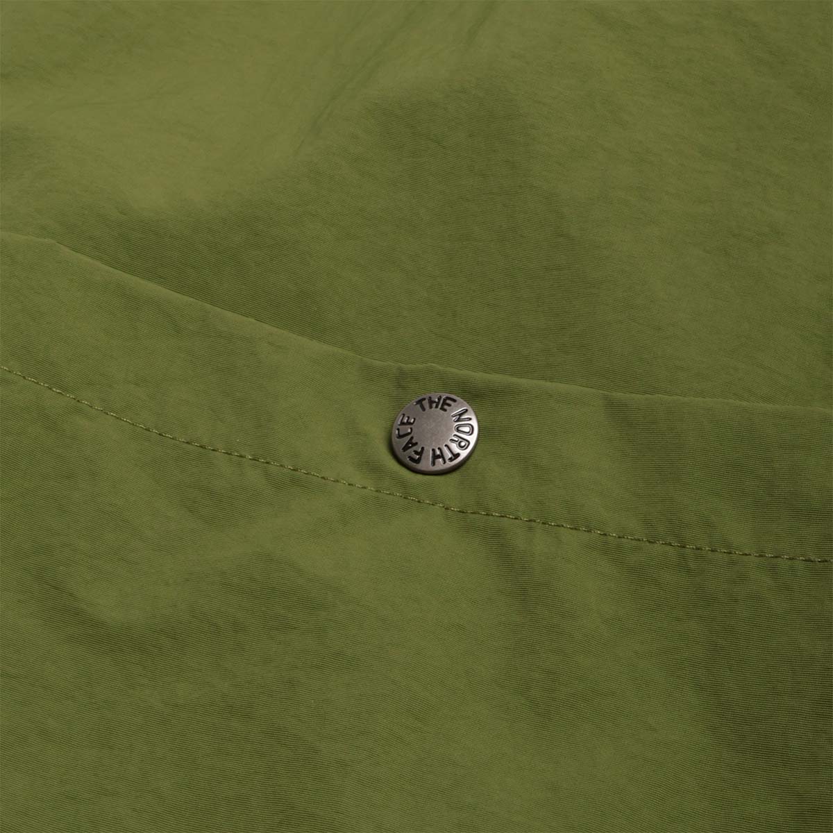main The North Face RedBox Nylon Long Sleeve Shirt, Woodland Green, Detail Shot 5