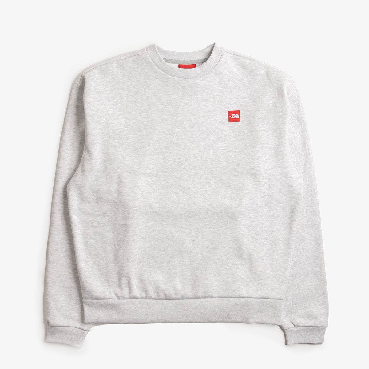 The North Face RedBox Crew Sweatshirt, TNF Classic Grey Heather, Detail Shot 1