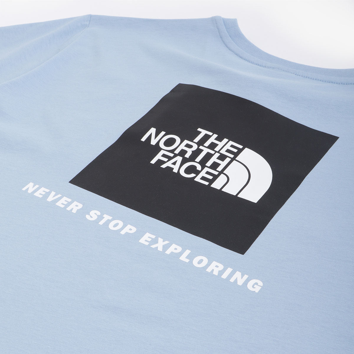The North Face Redbox T-Shirt, Steel Blue, Detail Shot 2