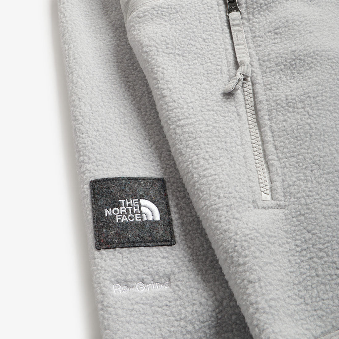 The North Face Regrind Denali Jacket, Raw Undyed, Detail Shot 3