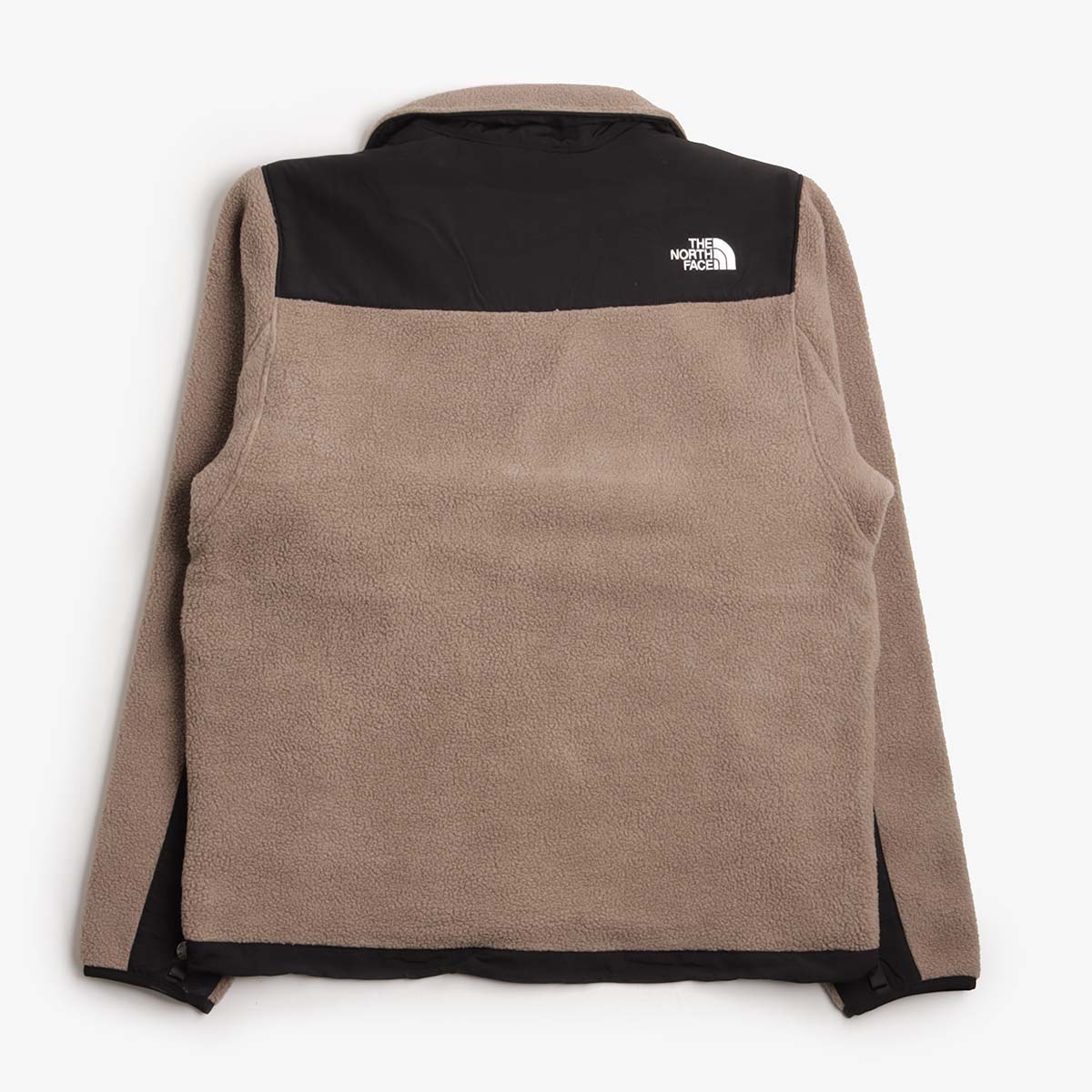 The North Face Retro Denali Jacket, Mocha Brown TNF Black, Detail Shot 2