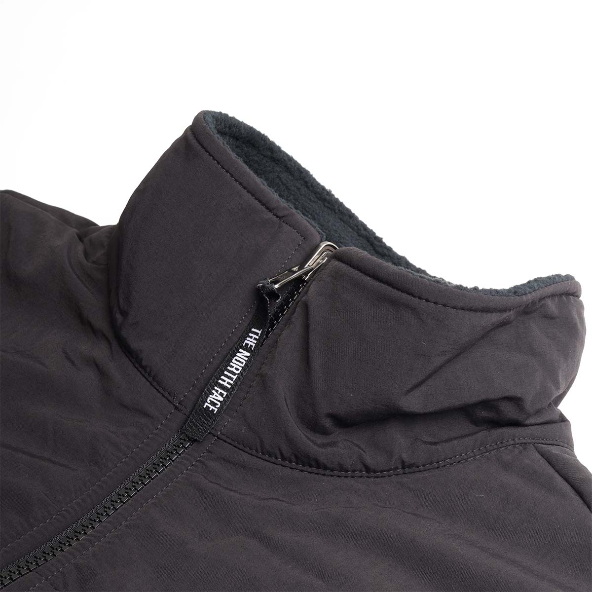 Collar and zip chin guard, Retro Denali fleece jacket