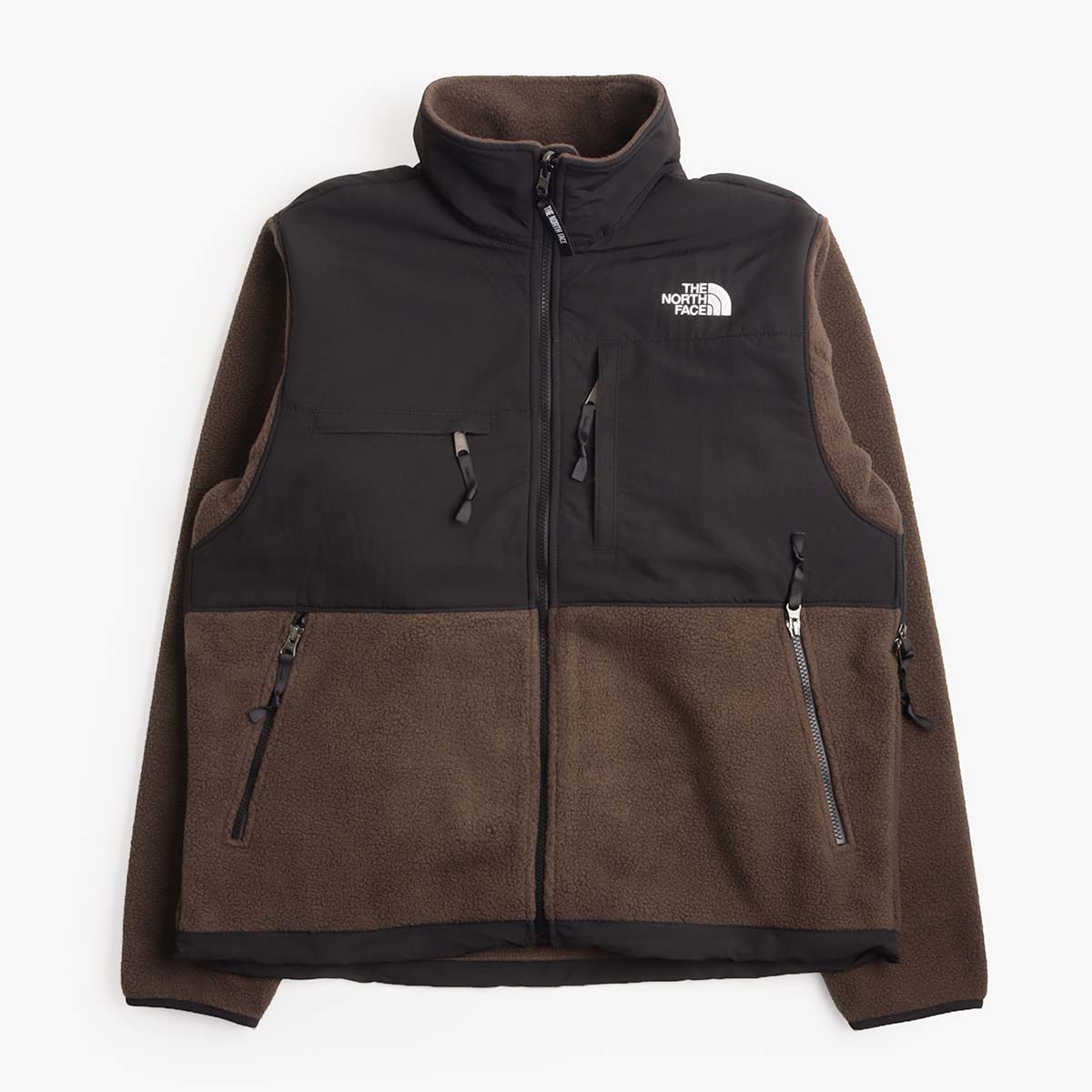 The North Face Retro Denali Jacket in Brown, front view