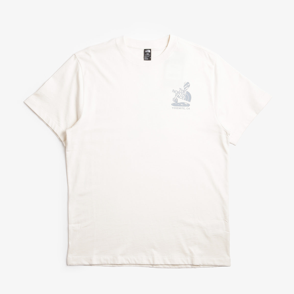 The North Face Stones Relaxed T-Shirt, White Dune, Detail Shot 1
