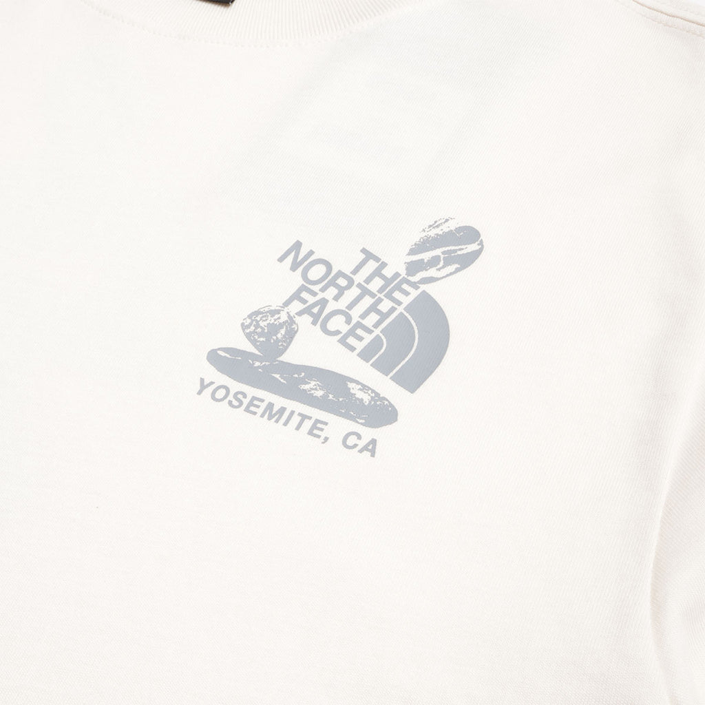 The North Face Stones Relaxed T-Shirt, White Dune, Detail Shot 2