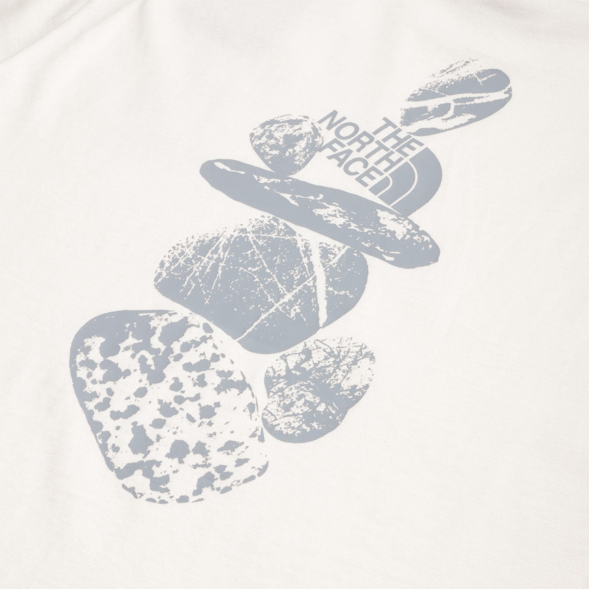 The North Face Stones Relaxed T-Shirt, White Dune, Detail Shot 5