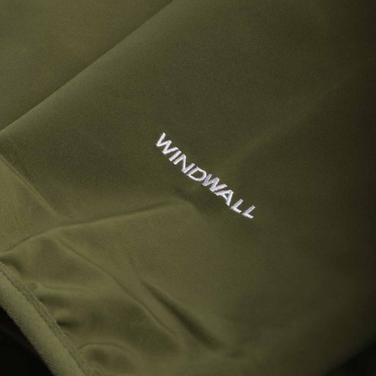 The North Face Easy Wind Hooded Full Zip Jacket, Forest Olive, Detail Shot 8
