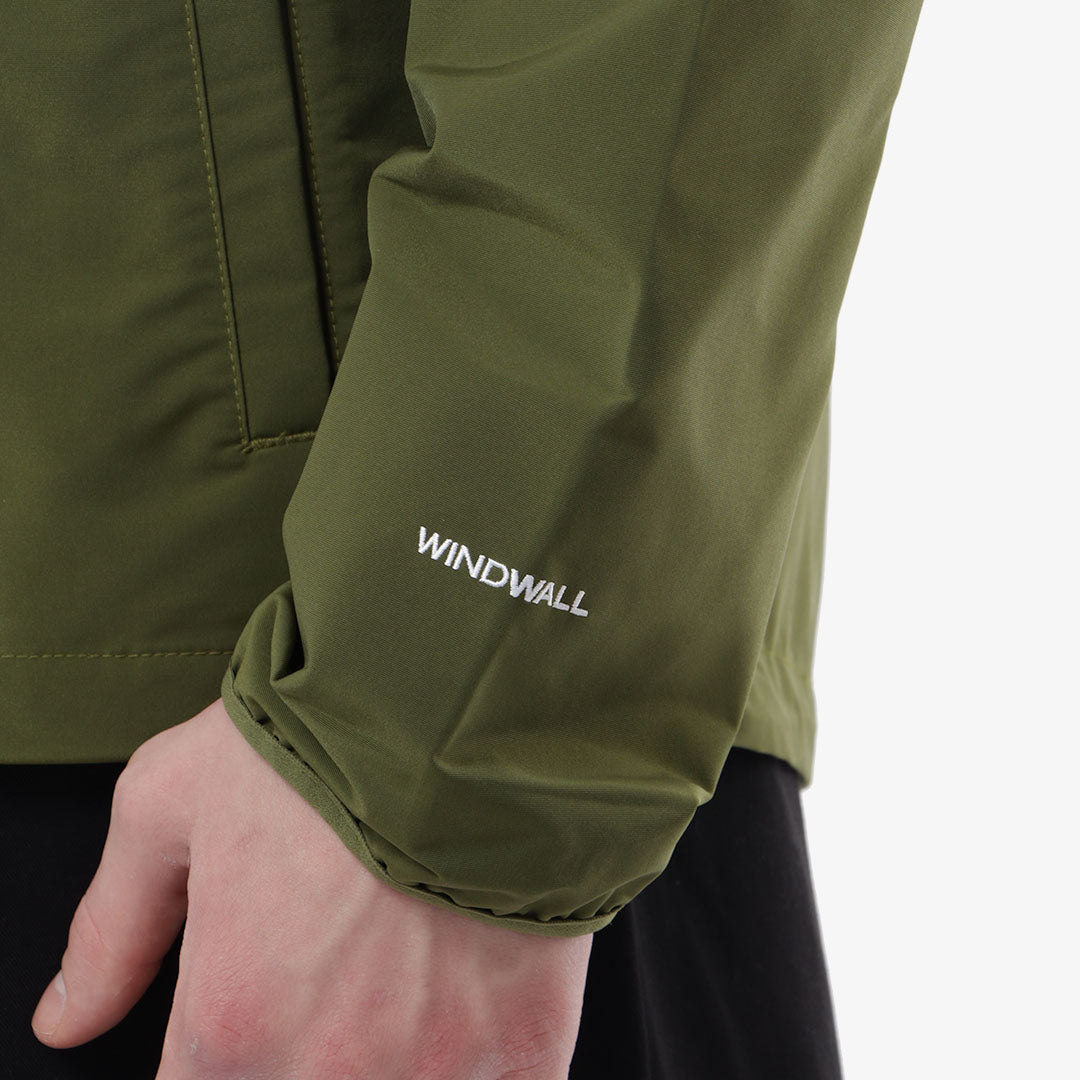 The North Face Easy Wind Hooded Full Zip Jacket, Forest Olive, Detail Shot 3