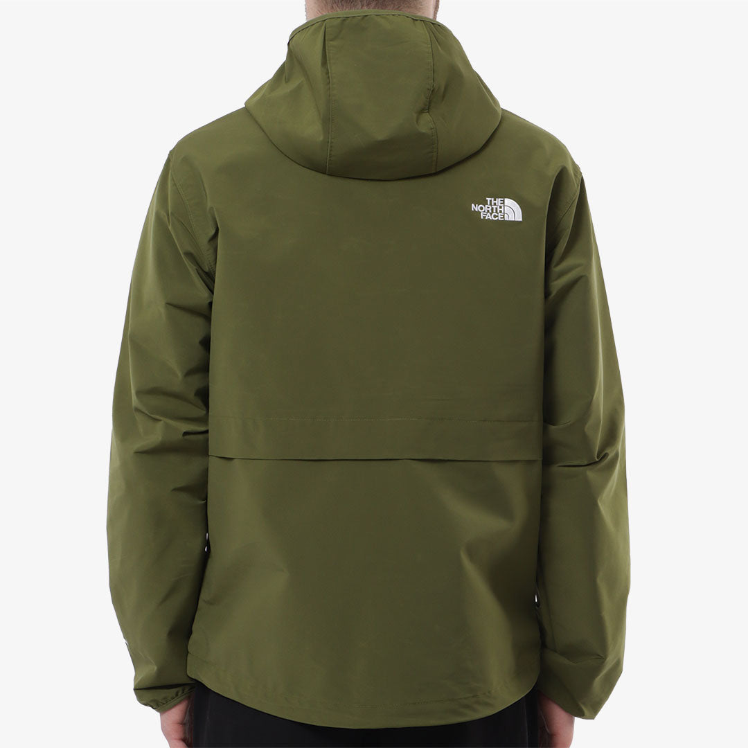 The North Face Easy Wind Hooded Full Zip Jacket, Forest Olive, Detail Shot 5