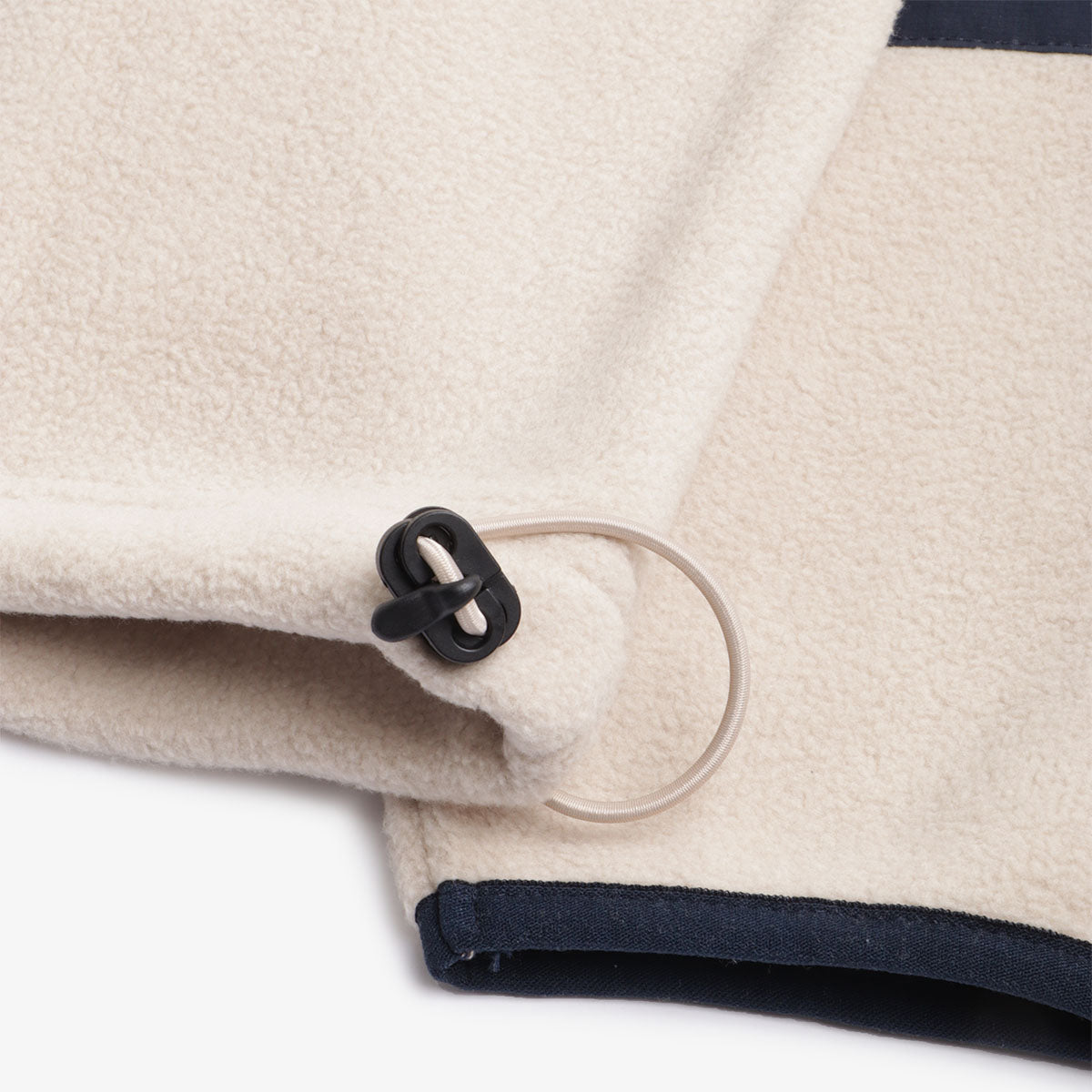 Uniform Bridge Pullover Heavy Fleece, Cream, Detail Shot 4