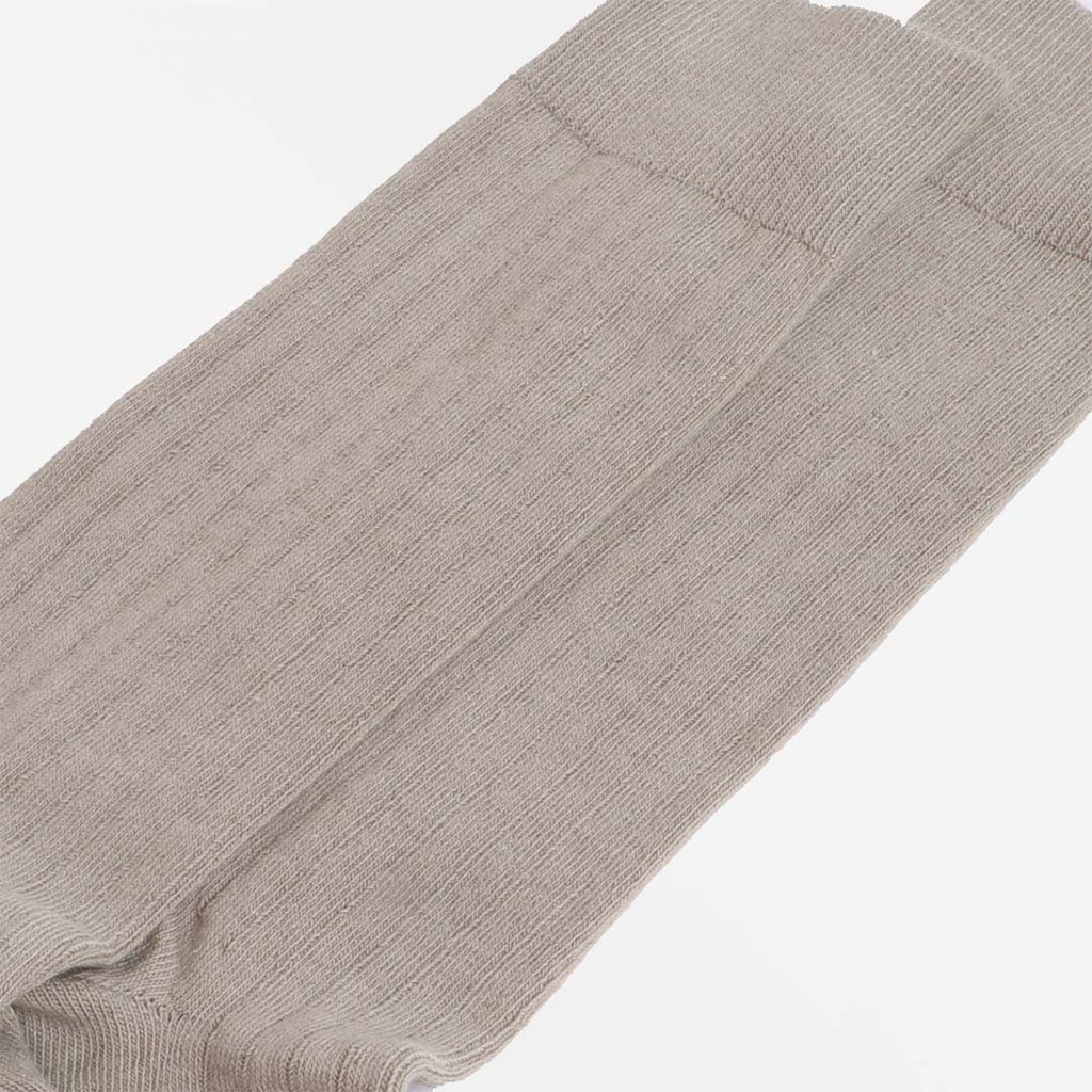 Universal Works 3 Pack Modal Socks, Ecru Grey Green, Detail Shot 4