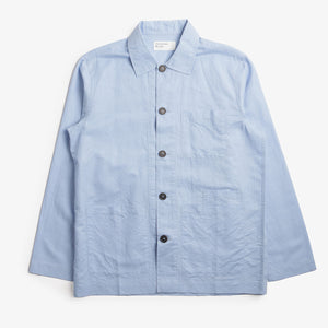 Universal Works Bakers Overshirt - Blue