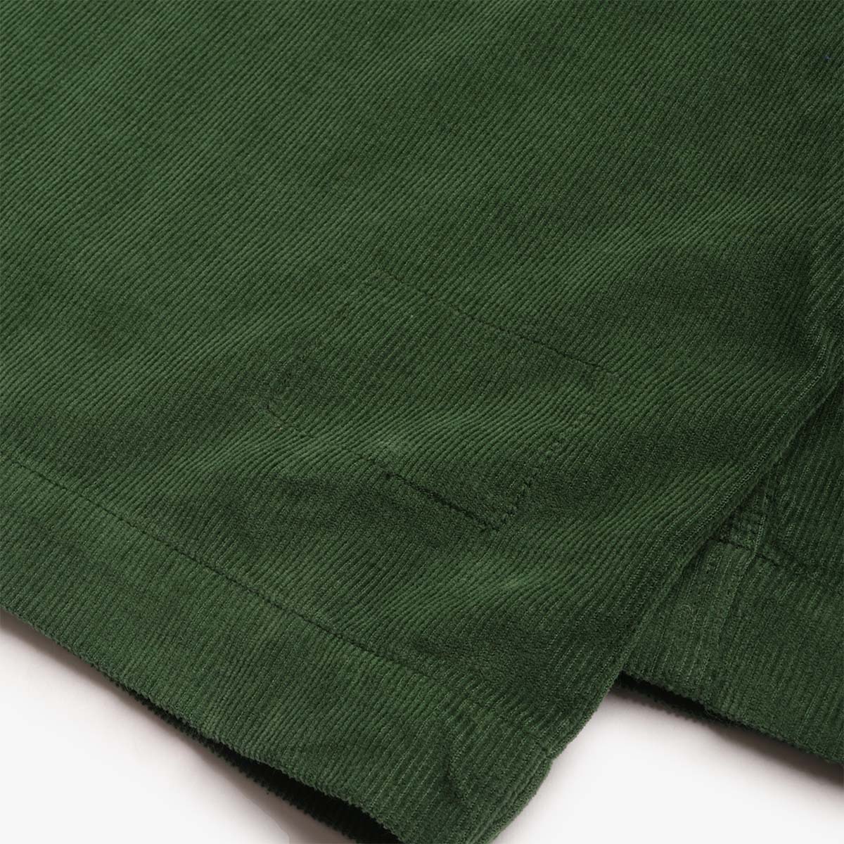 Universal Works Bakers Overshirt, Fine Cord Green, Detail Shot 5