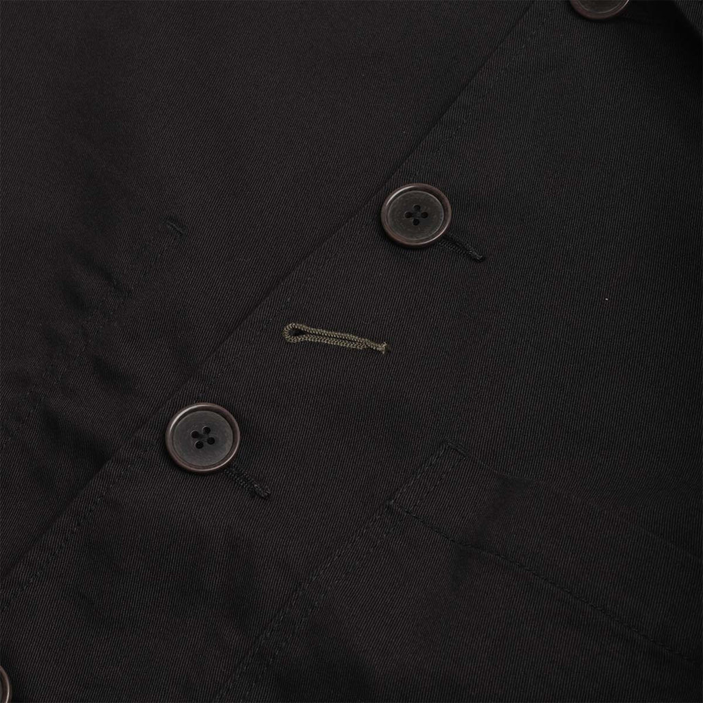 Universal Works Bakers Jacket, Black Twill, Detail Shot 4