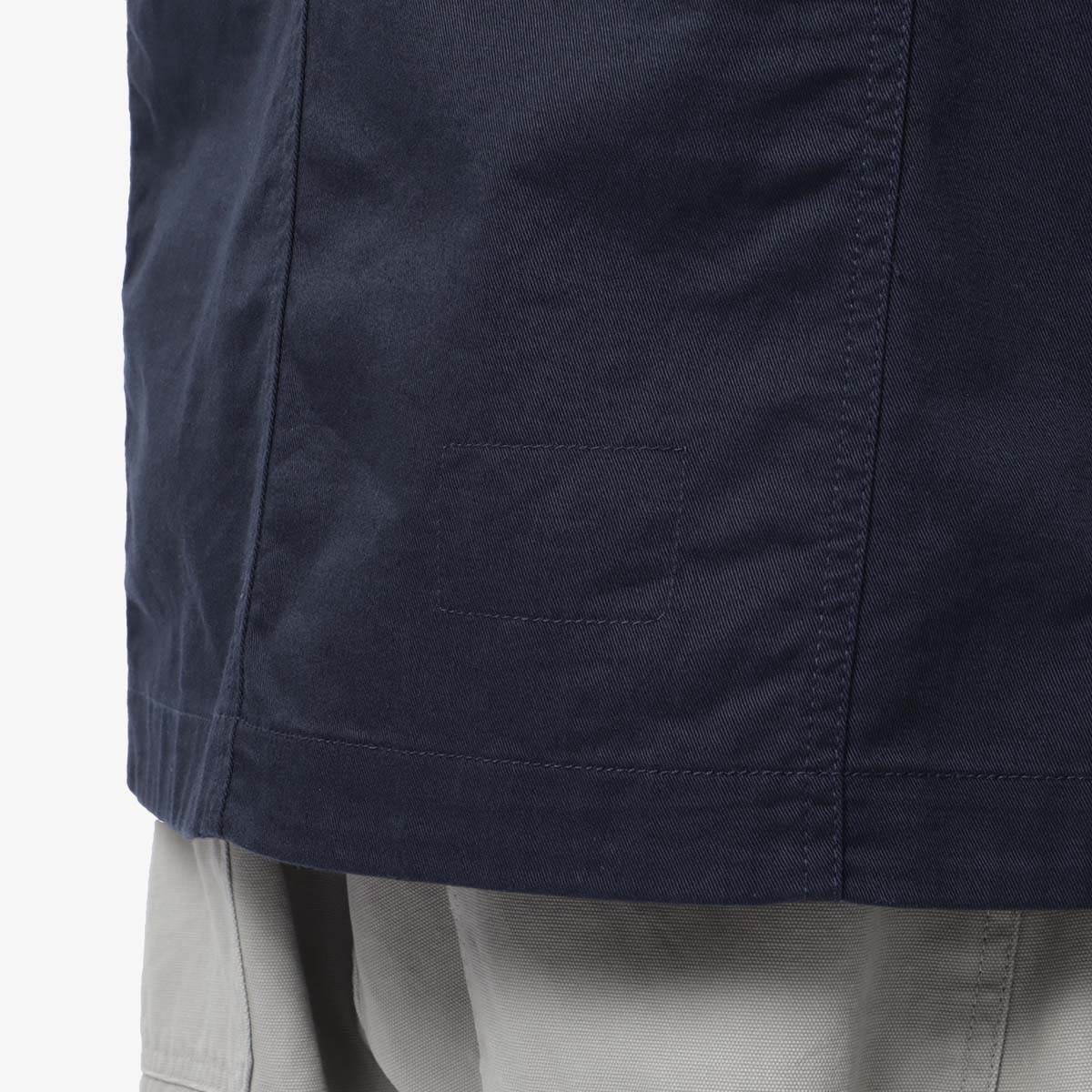 Universal Works Bakers Jacket, Navy, Detail Shot 6