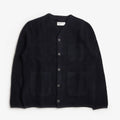 Universal Works Cardigan, Wool Fleece Navy, Detail Shot 1