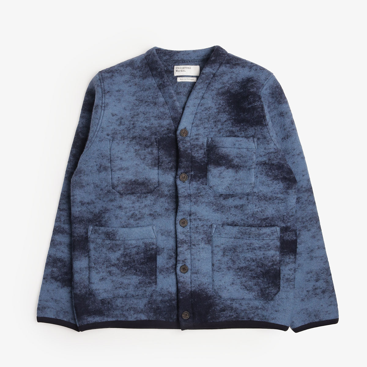 Universal Works Cloud Camo Knit Cardigan