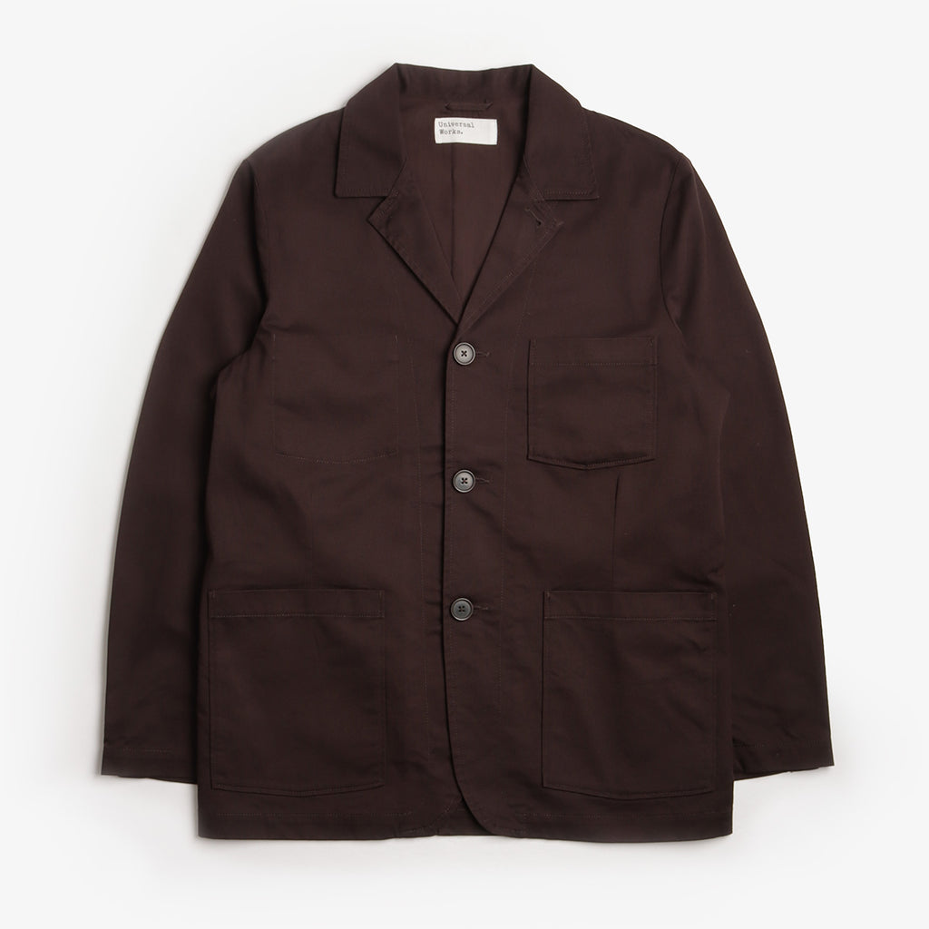 Universal Works Dizzy Jacket, Brown Twill, Detail Shot 1
