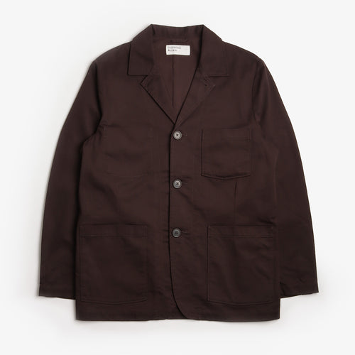 Universal Works Dizzy Jacket, Brown Twill, Detail Shot 1