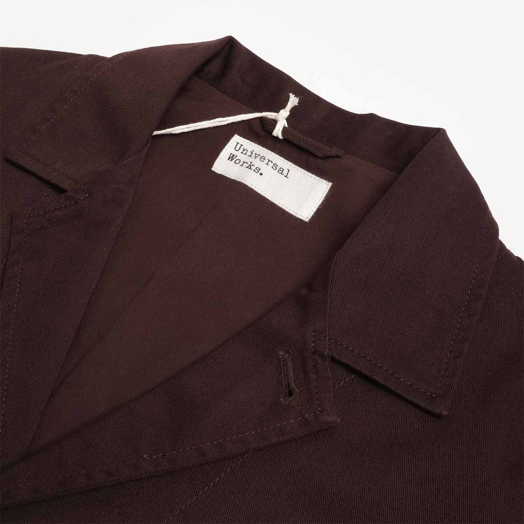 Universal Works Dizzy Jacket, Brown Twill, Detail Shot 3