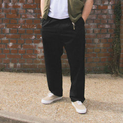 thumbnail Universal Works Double Pleat Pant, Black, Detail Shot 8