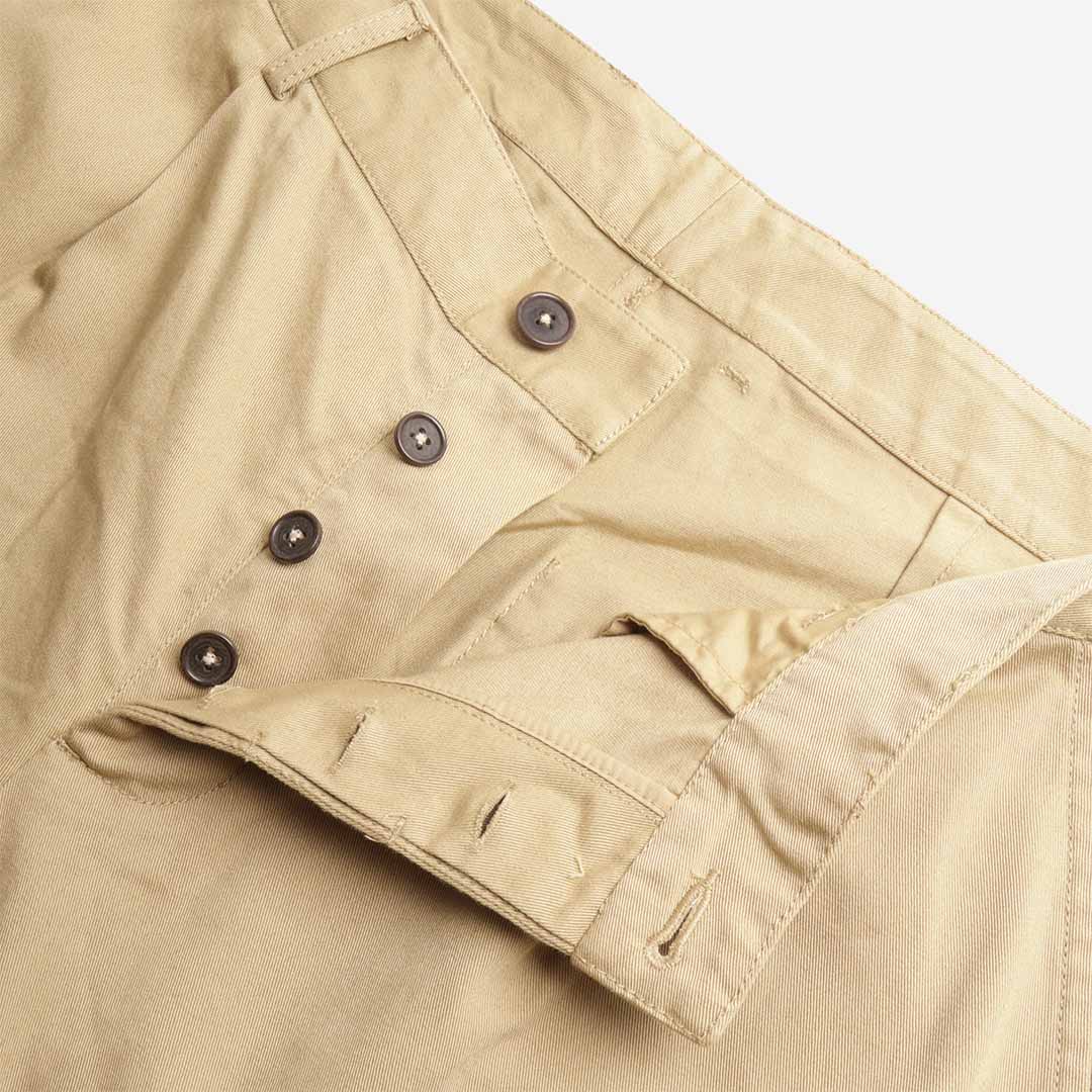 Button fly and interior detail, Duke Pant