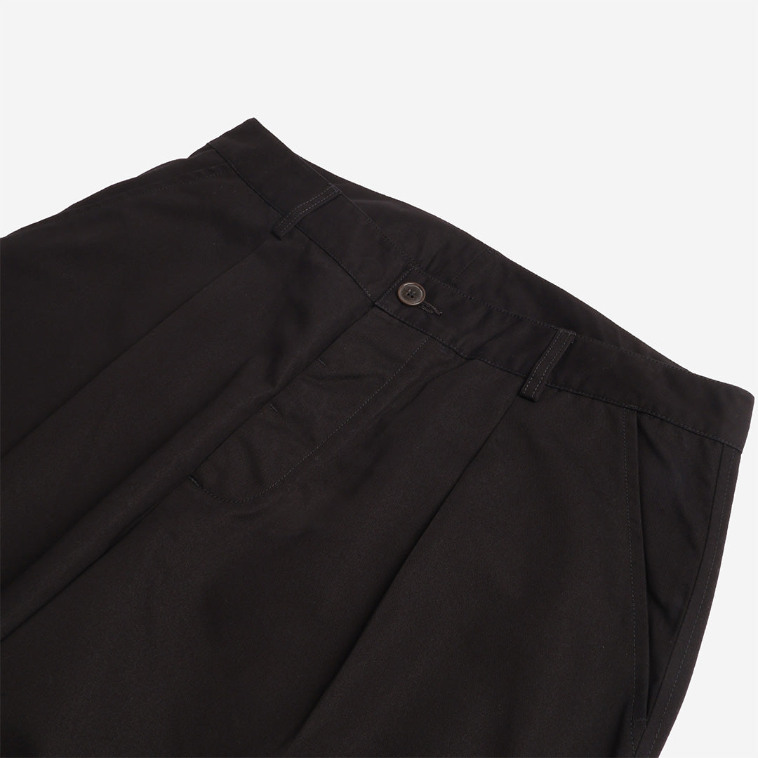 Universal Works Duke Pant, Brushed Polytech Black, Detail Shot 2