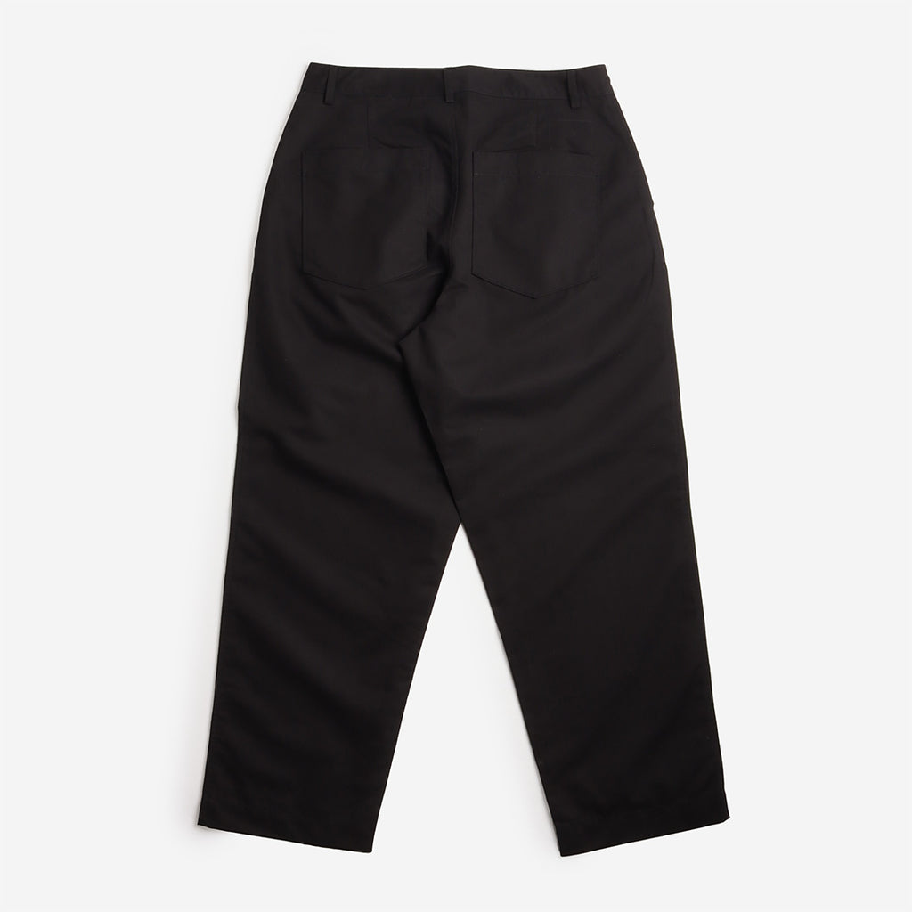 Universal Works Duke Pant, Brushed Polytech Black, Detail Shot 4