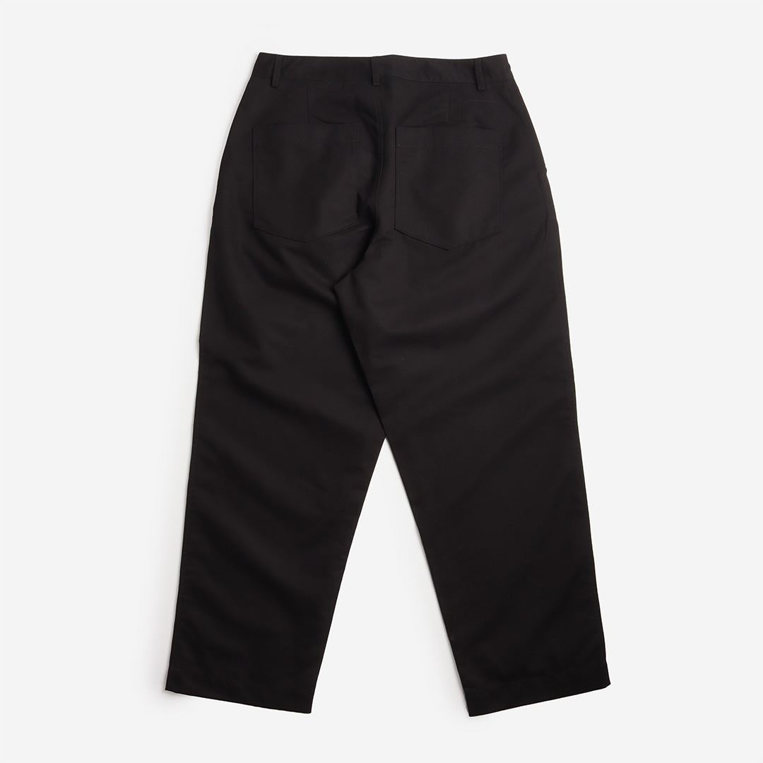 Universal Works Duke Pant, Brushed Polytech Black, Detail Shot 4