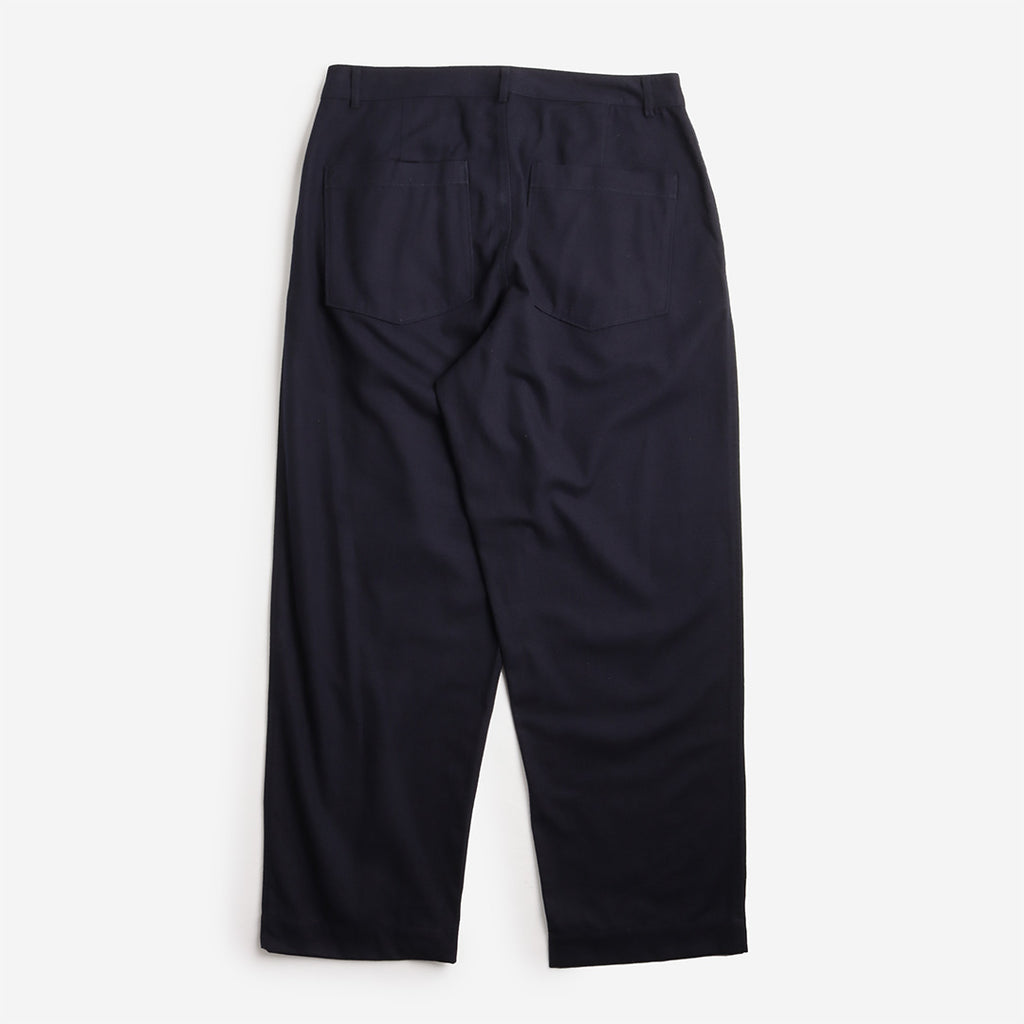 Universal Works Duke Pant, Brushed Moleskin Navy, Detail Shot 4