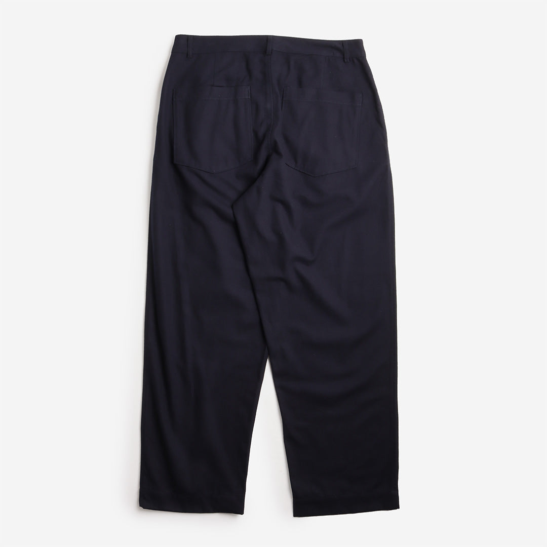 Universal Works Duke Pant, Brushed Moleskin Navy, Detail Shot 4