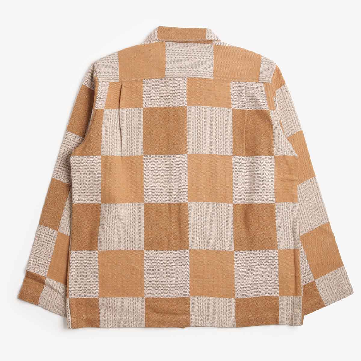 Universal Works Easy Jacket, Sand Japanese Patchwork, Detail Shot 6