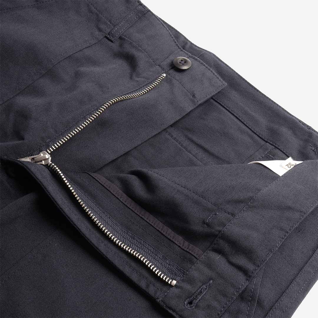 Zip fly and interior label detail, Fatigue Pant