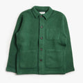 Universal Works Field Jacket, Wool Fleece Green, Detail Shot 1