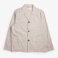 Universal Works Franck Jacket, Kennedy Stripe Brown, Detail Shot 1