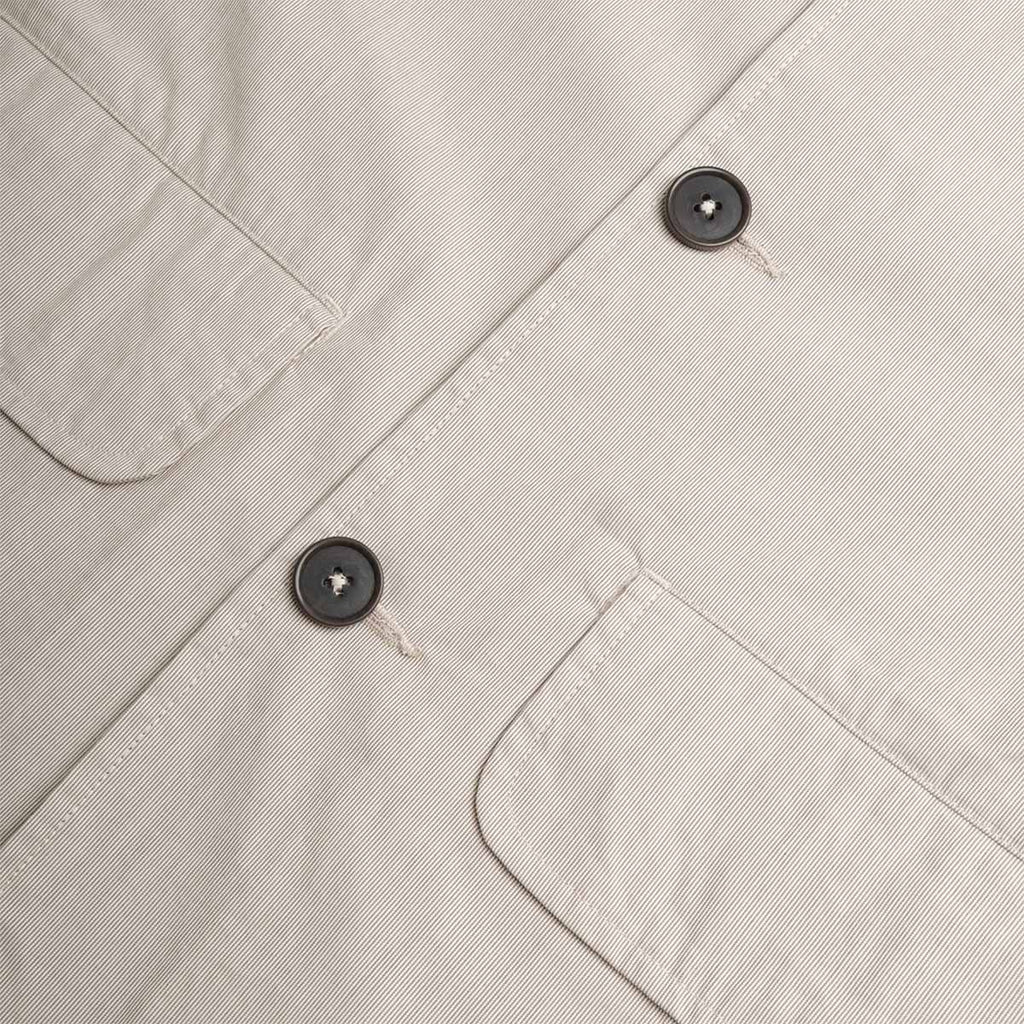 Universal Works Franck Jacket, Kennedy Stripe Brown, Detail Shot 4