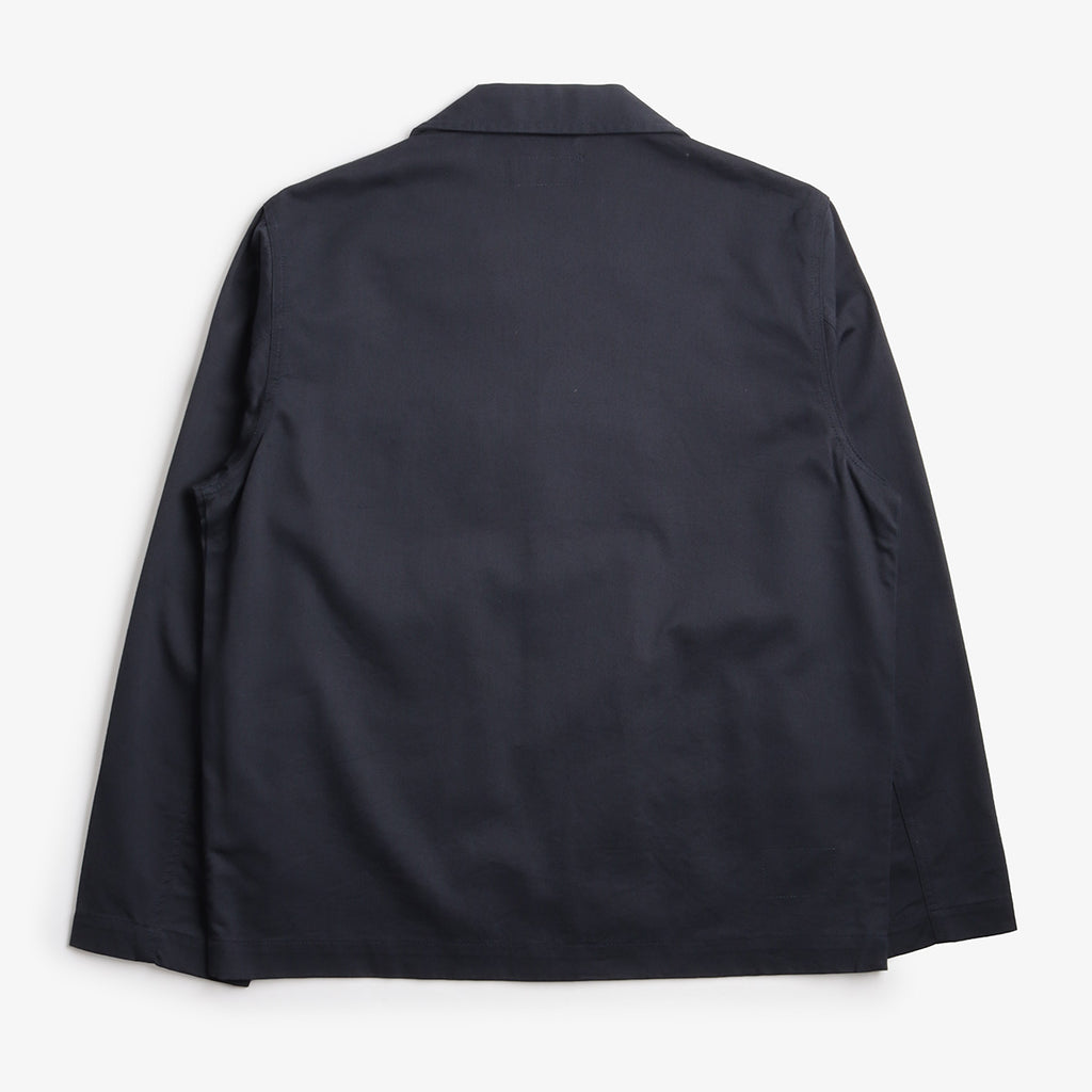 Universal Works Franck Jacket, Navy Twill, Detail Shot 2
