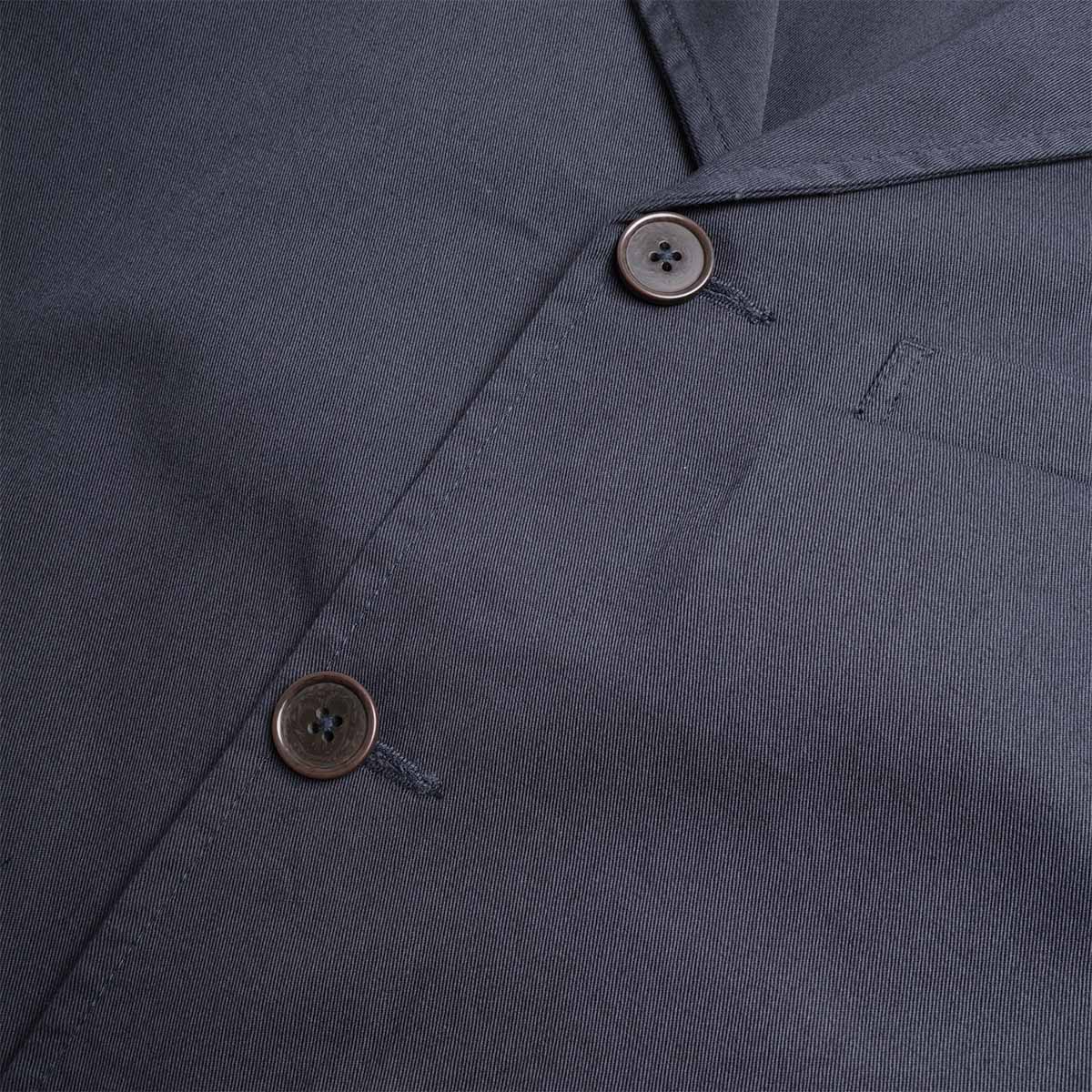 Universal Works Franck Jacket, Navy Twill, Detail Shot 4