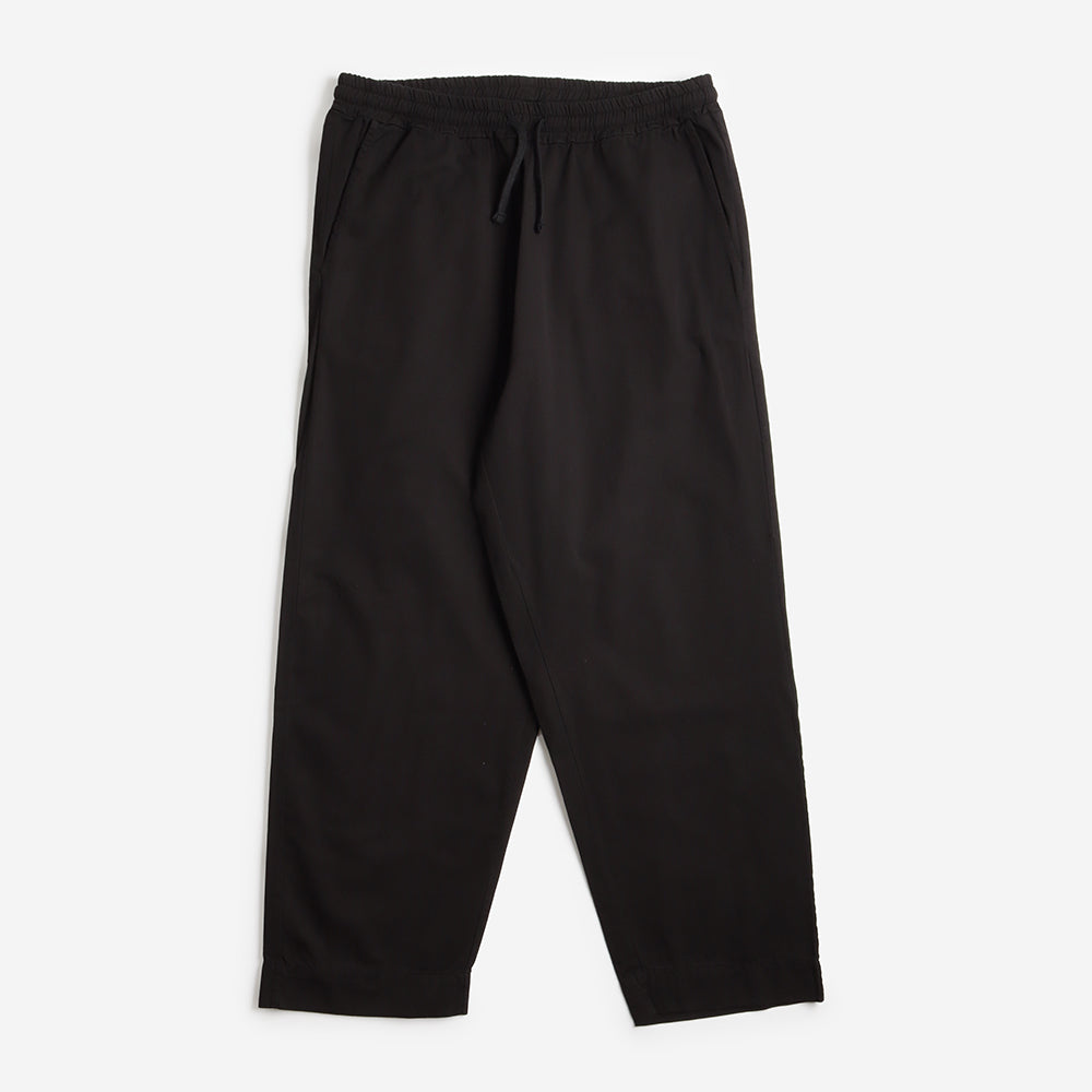Universal Works Judo Pant, Black Kelly Cotton, Detail Shot 1