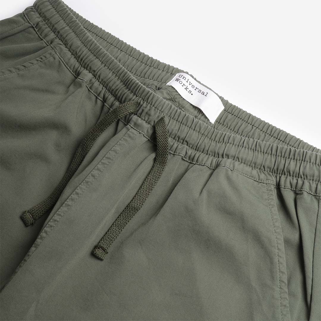 Universal Works Judo Pant, Kelly Cotton Olive, Detail Shot 3