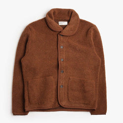 thumbnail Universal Works Lancaster Jacket, Alvar Fleece Cumin, Detail Shot 1